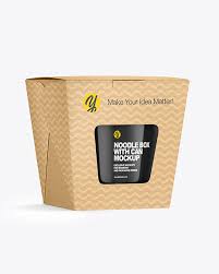 We have 4877 free resources for you. Kraft Noodle Box With Can Mockup In Box Mockups On Yellow Images Object Mockups