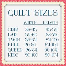 charts quilt size chart from sassy quilter go to her site