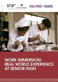 This advertisement on most billboards also incl. Work Immersion Real World Experience At Senior High The Asia Foundation