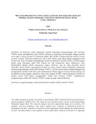 Globalicious binus university datang lagi. Pdf Menjadi Mahasiswa Yang Aktif Efektif Dan Kreatif Dengan Pembelajaran Mandiri Strategi Meningkatkan Skor Toefl Mereka