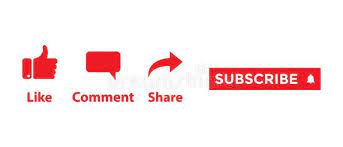 Icon Set For Channel And Social Media Like Comment Share And Subscribe Button Vector Vecto Like Share And Comment Logo Share Logo Youtube Banner Backgrounds