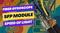 Hacking a SFP Module into a fiber-optic gyroscope and measure the speed of  light