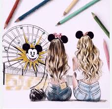 Amira And Brielle Desenhos De Bff Coisas De Melhores Amigos Desenhos De Amizade Wie zeichnet man eine rose? pinterest
