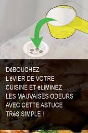 Debouchez L Evier De Votre Cuisine Et Eliminez Les Mauvaises Odeurs Avec Cette Astuce Tres Simple Cleaning Household Cleaning Hacks Household Cleaning Tips
