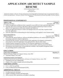 Application Architect Resume Example Resumecompanion Com Resume Samples Across All Best Applic Architect Resume Architect Resume Sample Good Resume Examples