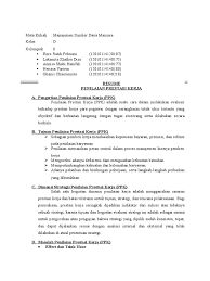 Griffin (2004) memberikan definisinya, yaitu penilaian kinerja adalah evaluasi atas prestasi kerja pekerjaan karyawan dalam rangka menentukan sejauh mana. Resume Penilaian Prestasi Kerja Msdm