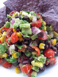 Black Bean Corn Avocado Salsa Black Bean Corn And Avocado Salsa Delicious As A Dip And As A Garnish For Seafood Pork Steak And Chicken And As A Topping Food Appetizer Recipes