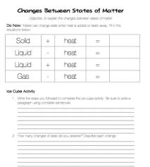 Ice Cube Activity Matter Science Science Classroom 6th Grade Science
