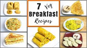 7 Breakfast Recipes Easy N Healthy Veg Breakfast Ideas Daily Indian Breakfast Recipes Easy Recipes Breakfast Recipes