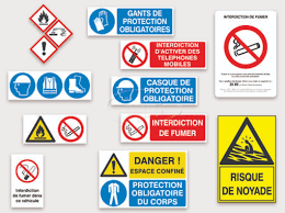 Autocollant pvc rigide luminescent luxe (alu plat) sur demande. Pictogrammes De Securite