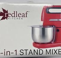 Bowl Stand Tilt Mixer 3 In 1 Multifunction Red Leaf ...