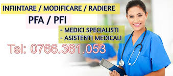 Pe lângă actele necesare pfa, pentru înregistrare şi autorizare, solicitantul mai trebuie să ataşeze şi anexe pentru susţinerea cererii:. Infiintare Pfa Pfi Medic Specialist Craiova Dolj