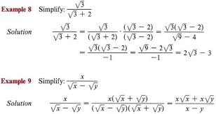Then to rationalize the denominator, you would multiply by the conjugate of the denominator over itself. Simplify Simplify Polynomials Rationals With Step By Step Math Problem Solver