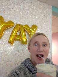 Isla's Vegan Shamrock Shake is great!!!!