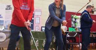 Students swing into action at fair