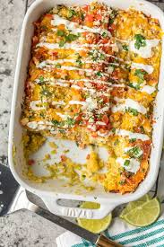 Process the salsa, the chicken, the cream cheese/salsa combo, etc. Salsa Verde Chicken Enchiladas The Cookie Rookie
