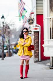 Maybe you would like to learn more about one of these? Yellow Rain Jacket National Stripes Day Elle Blogs