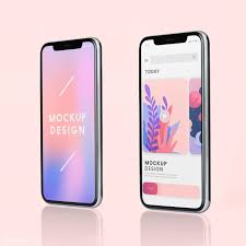 Download Premium Psd Of Full Screen Smartphone Mockup Design 524160 Mockup Design Iphone Mockup Mockup