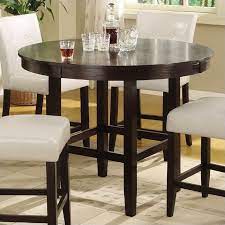 48 inch round counter height table set. Modus Bossa 54 Round Counter Height Dining Table In Dark Chocolate Walmart Com Walmart Com
