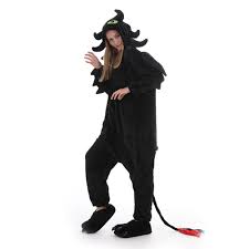 These cute onesies are perfect for pajamas or a costume party! Toothless Onesie Dragon Kigurumi Pajamas For Adult Animal Onesies Allonesie