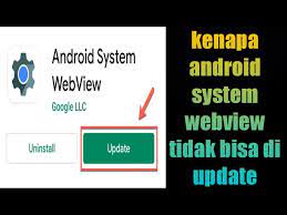 Many android apps have suddenly started crashing in the past few hours, with apps throwing the dreaded keep closing warning messages when users. Kenapa Android System Webview Tidak Bisa Di Update Youtube