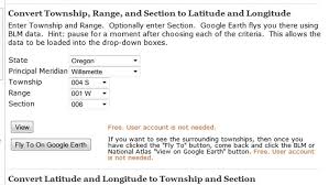 More detail will be shown and labels appear as you zoom in. Genealogical Forum Of Oregon Resources Useful Links Mapping Township Range