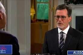 Ice cube, kevin hart, and conan share a lyft. Colbert Talks Moonves Ousting From Cbs Gives Pence A Lie Detector Test Phillyvoice