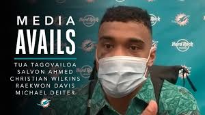 Tua, Salvon, Christian, Raekwon, and Michael react to the win