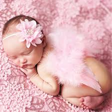 Engelenvleugels Veervleugels Meisje Bloem Parel Hoofdband Fotoshoot Haaraccessoires Voor P Newborn Photography Props Baby Girl Newborn Infant Photography Props