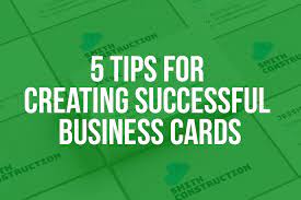 Business card by rose for herb. 5 Tips For Creating Successful Business Cards