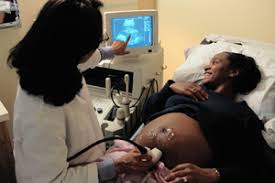 Image result for a woman done ultrasound