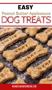 Peanut Butter Applesauce Dog Treats Recipe Your Dog Will Love Easy Dog Treat Recipes Dog Cake Recipes Dog Cookie Recipes