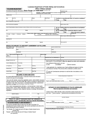 Louisiana affidavit forms are verified statements required as evidence during legal proceedings. Fillable Form Dpsmv 1799 Vehicle Application Printable Pdf Download