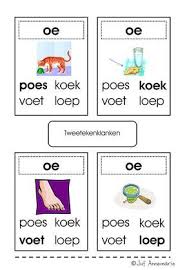 Kwartet Tweetekenklanken Leren Lezen Eerste Leerjaar Lezen Lezen