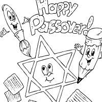 This a cartoon matzah coloring page, matzah should be made from one of five grains: Passover Coloring Pages Surfnetkids