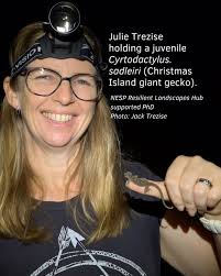 PhD candidate Julie Trezise (University of New England) has been