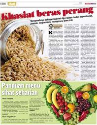 Makan beras perang sesuai untuk diet. Khasiat Beras Perang Klik