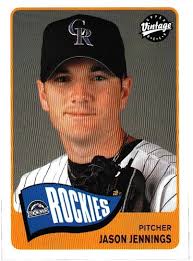 Jason Jennings 2000 Bowman Chrome 313 Colorado Rockies prospect refractor