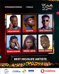 List Of Nominees For Vgma 2021 Ghana Music Lists