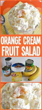 Get your fix with these easy and fun fruit salad recipes. Orange Cream Fruit Salad Is A Lovely Fruit Salad Filled With Oranges Pineapple And Bananas With A Sweet Fruit Salad Easy Fruit Salad Recipes Best Fruit Salad