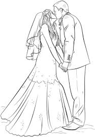 Bride And Groom Coloring Page Free Printable Coloring Pages Ausmalbilder Hochzeit Hochzeit Malvorlagen Hochzeit Zeichnung