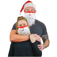 Holiday Santa Beard Face Mask Costume For 1 Or 2 Pack Tantrum tow ropes 2020 santa with face mask ornament,3d relief christmas tree ornaments,santa claus wearing a mask,quarantine keepsake,xmas hanging pendant home. holiday santa beard face mask costume for 1 or 2 pack
