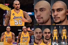 NBA 2K22 Robert Sacre Cyberface (Retro Player) by Justice7