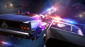Hd Wallpaper Artwork Car Futuristic 3d Police Ford Mustang Gun Night Wallpaper Flare