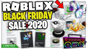 Roblox News Roblox Black Friday Sale 2020 Limited Items Leaks Youtube