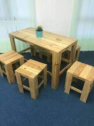 Kerusi & meja tahan lasak dan akan tahan lama. Meja Dan Kerusi Pine Pallet Home Furniture Furniture On Carousell