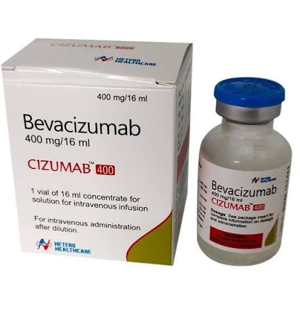 400 Mg Cizumab Bevacizumab Injection at ₹ 1444/box | Bevacizumab Injections in Indore | ID: 24413521288