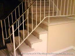 Maybe you would like to learn more about one of these? Updating Old Style 1970 Stair Railing Stair Railing Makeover Stair Railing Wrought Iron Stair Railing