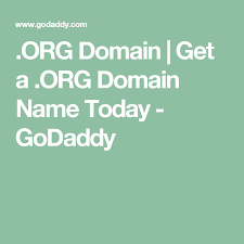 Org Domain Get A Org Domain Name Today Godaddy Domain Names Domain Registration