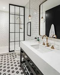 Black And White Farmhouse Bathroom Tile Bathroom Images Modern Farmhouse Bathroom White Subway Tile Bathroom White Bathroom Designs